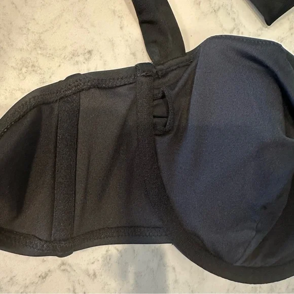 Killstar Elaina Black Tie-Shoulder Goth Bikini Set - Picture 5 of 8